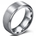 Tungsten Wedding Band Matte Brushed Finish Comfort Fit 9 MM